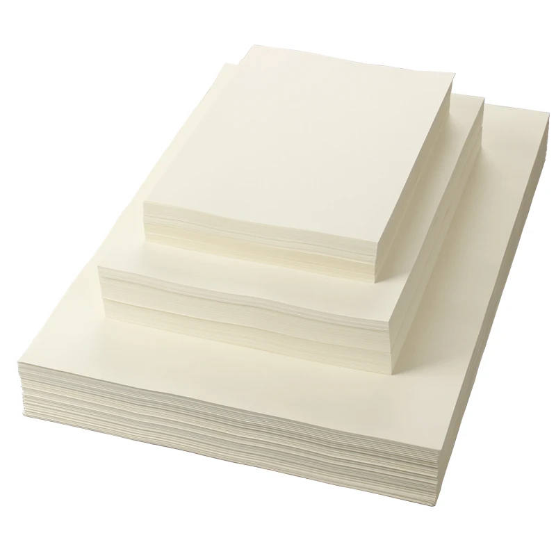 Factory Price 80gsm Matte Uncoated Woodfree Ivory Coated Art Paper Sheets Offset Own Logo Custom White Printing Board Paper