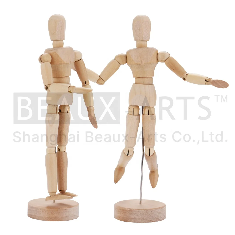 8 Inch 20cm Wooden Male Manikin Artist Model Comic Sketching Art Painting Mannequins