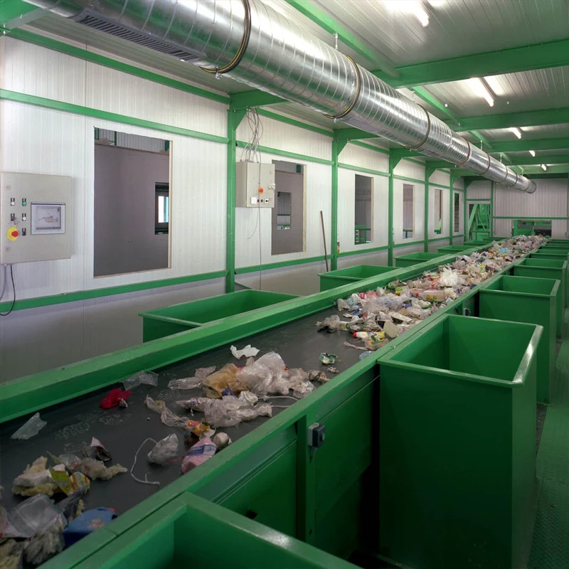 High Capacity Plastic Recycling Machine / Trash Recycling Machinery  / Waste Plastic Garbage Recycling Sorting Trommel Screen