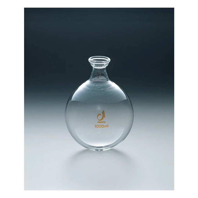 Стеклянная объемная портативная колба с отопительными жидкостями, реагирующими на химические реакции