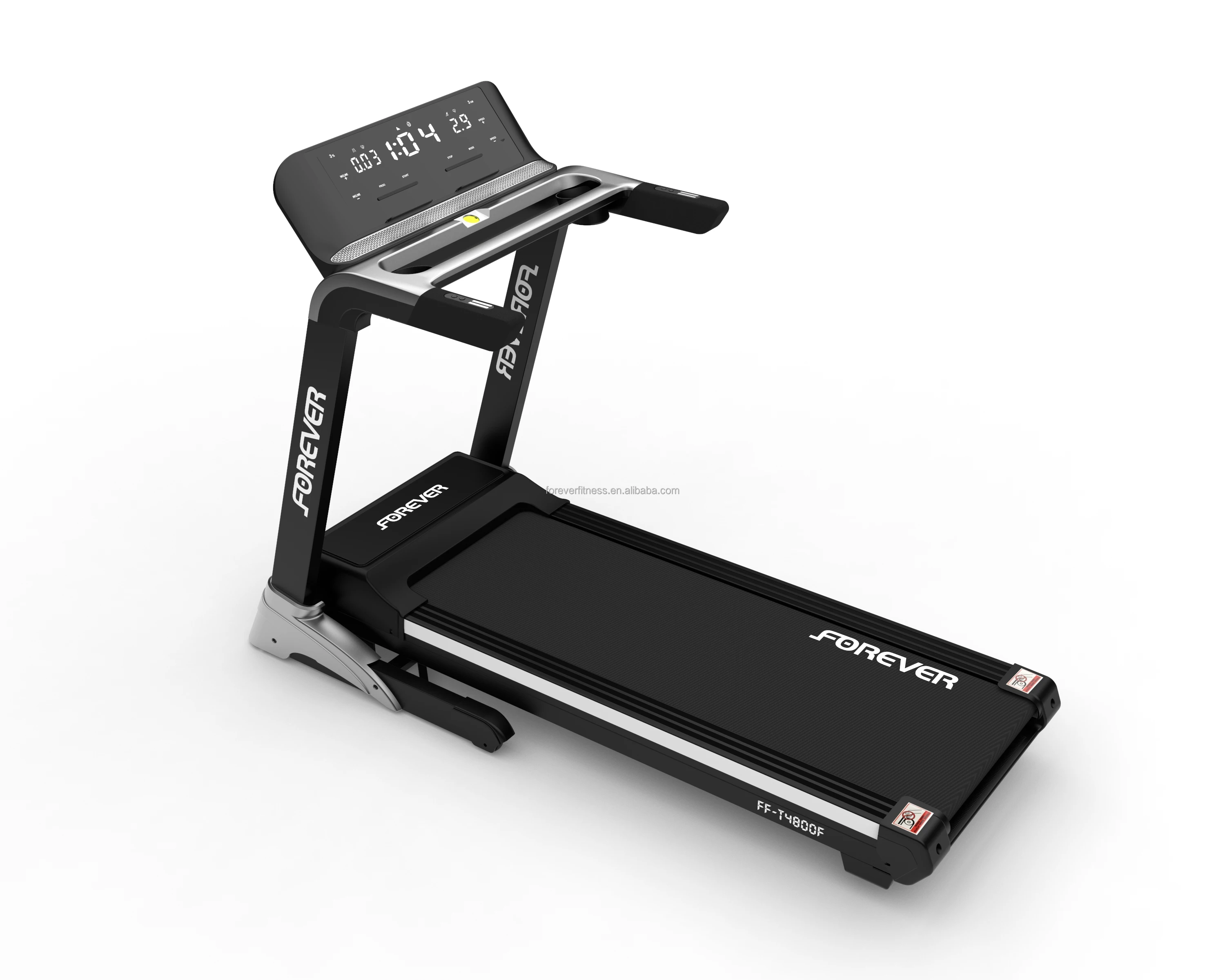 2022 new semi commercial treadmill ac motor brushless motor walking machine office treadmill