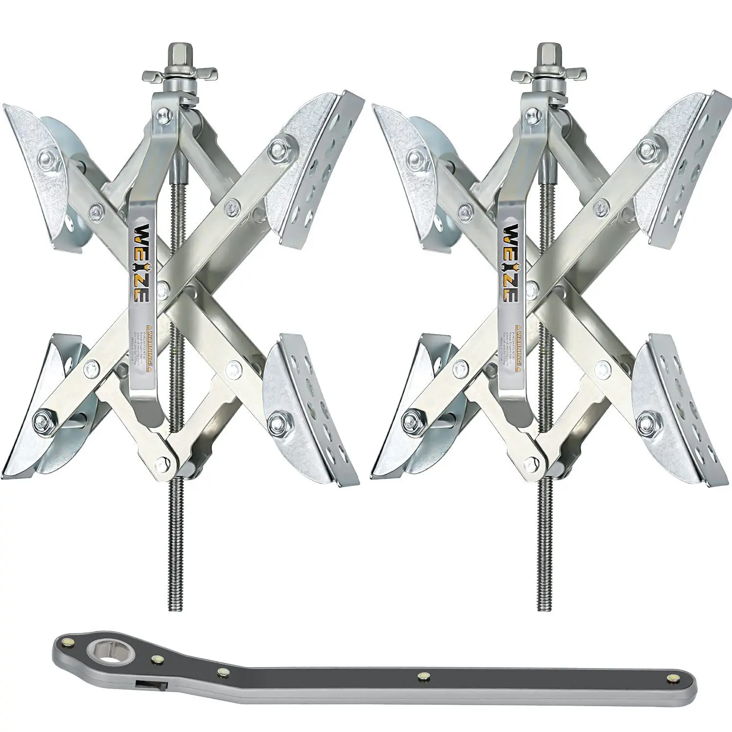 OEM Wholesale 2 Trailer Camper RV X-Chock Wheel Stabilizer Handle Tire Locking Chock Ratchet Wheel Stabilizer Chock