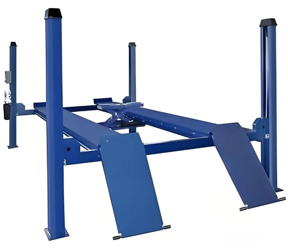 Customized Four post hydraulic car elevator portable lift for display platform 4 column