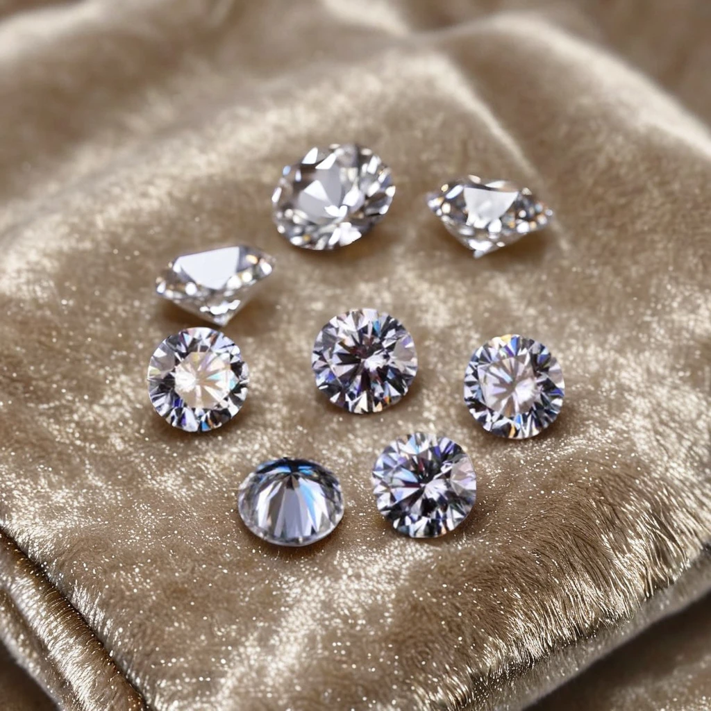 High Quality VS1 White round Brilliant HPHT Lab Grown Diamonds Best Price Synthetic Diamonds for Jewelry Sale in Bulk