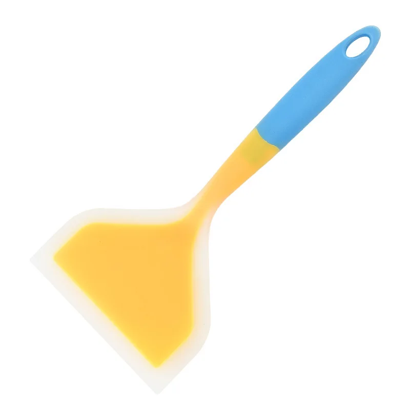 Silicone Spatulas Beef Meat Egg Kitchen Scraper Wide Pizza Shovel Non-stick Turners kitchen cooking tools