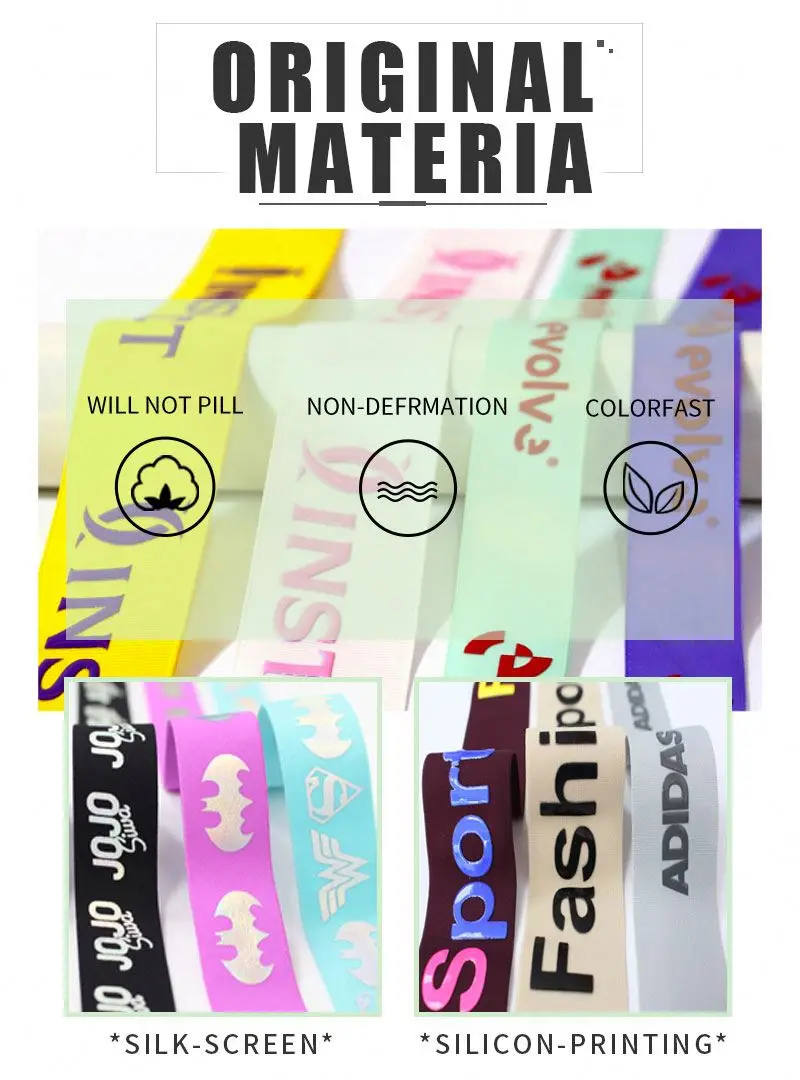 Customized available for underwear anti slip 30mm-50mm nylon elastic band