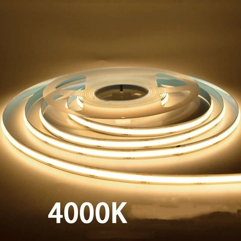 
 4000K 512 светодиодов 8 мм COB Светодиодная гибкая лампа 50 Вт для самостоятельного изготовления светодиодных знаков без подсветки  