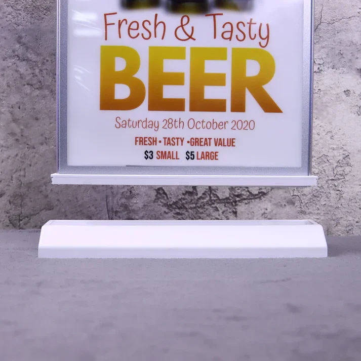 Factory Made Desktop Rechargeable Double Sided Display Sign Advertising Light Boxes