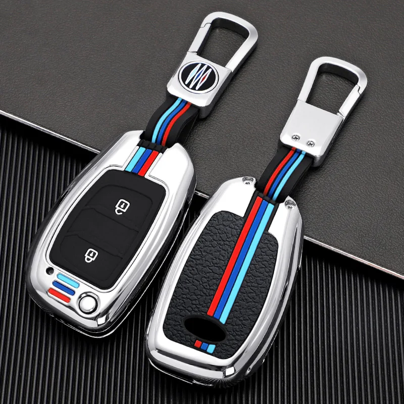 New Flip Zinc Alloy Car Key Case For Hyundai IX25 IX35 Elantra Solaris Sonata Santa Fe Sport Tucson Holder Keychain Accessories