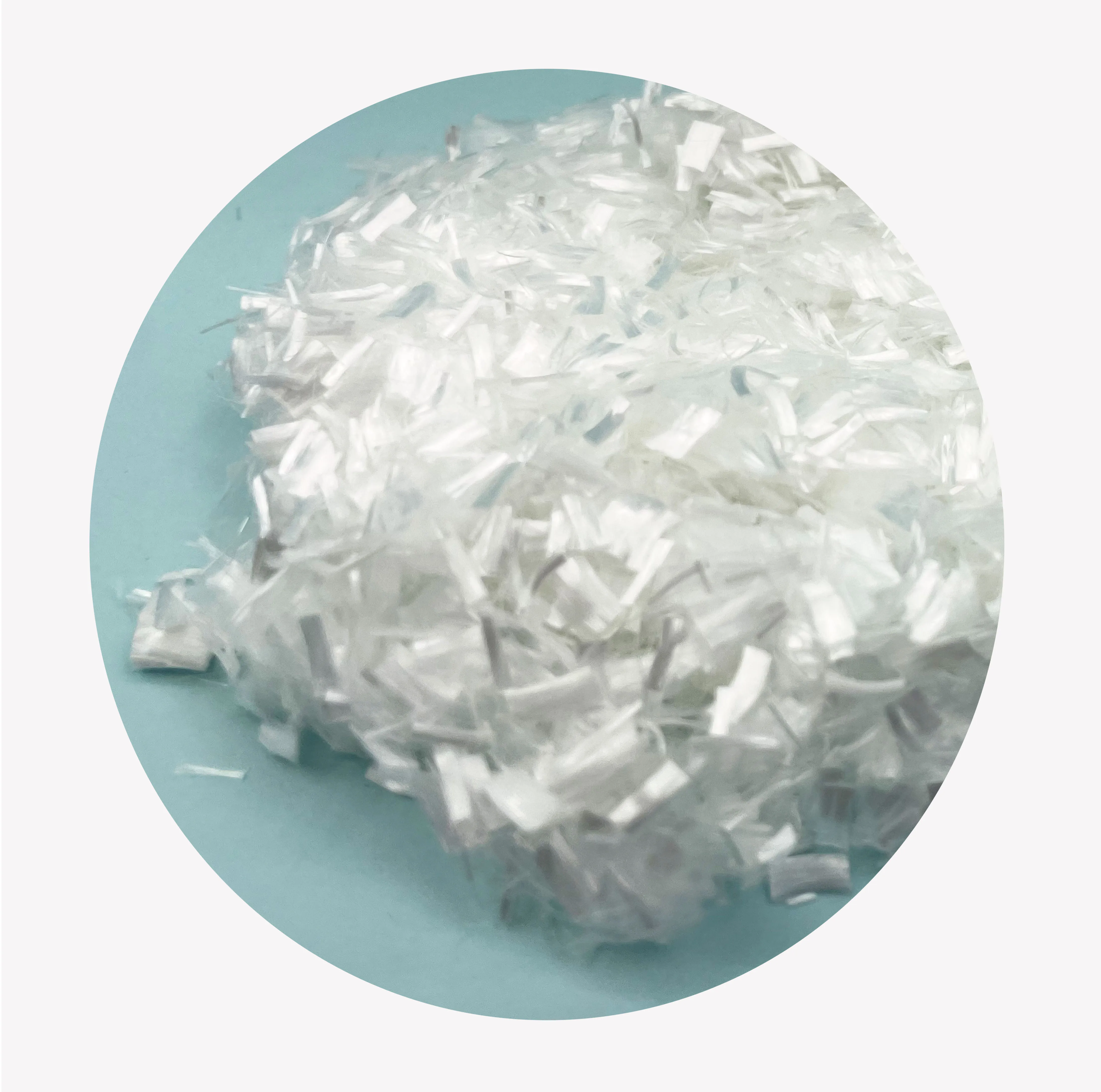 1.5Dx9mm/12mm lyocell short cut fiber for road soil concrete