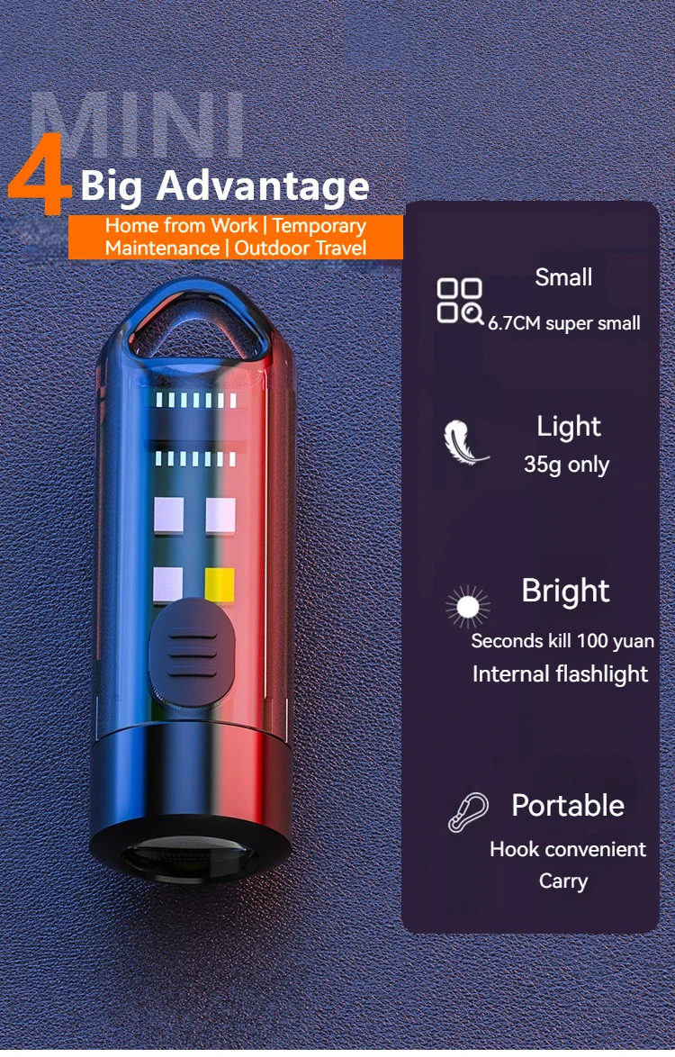 High Power Waterproof Rechargeable Tactical Led Torch Taschenlampe Linterna Keychain Lamp Mini Flashlight