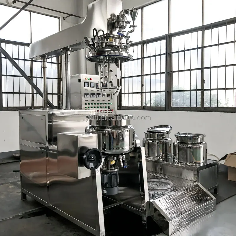 Good Quality Vacuum Emulsifier Machine Jam Syrup Lactobacillus Beverage Mixer Industrial Blender With Electric Heating