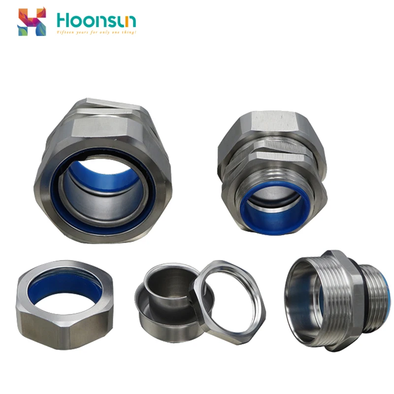 Waterproof Metal Flexible Conduit Fitting Cable Gland