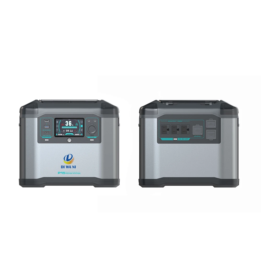 Diwani Portable Power Station 1500W Backup 1008Wh 278100Mah Power Bank For Outdoors Camping Travel Cpap Machine Emergency