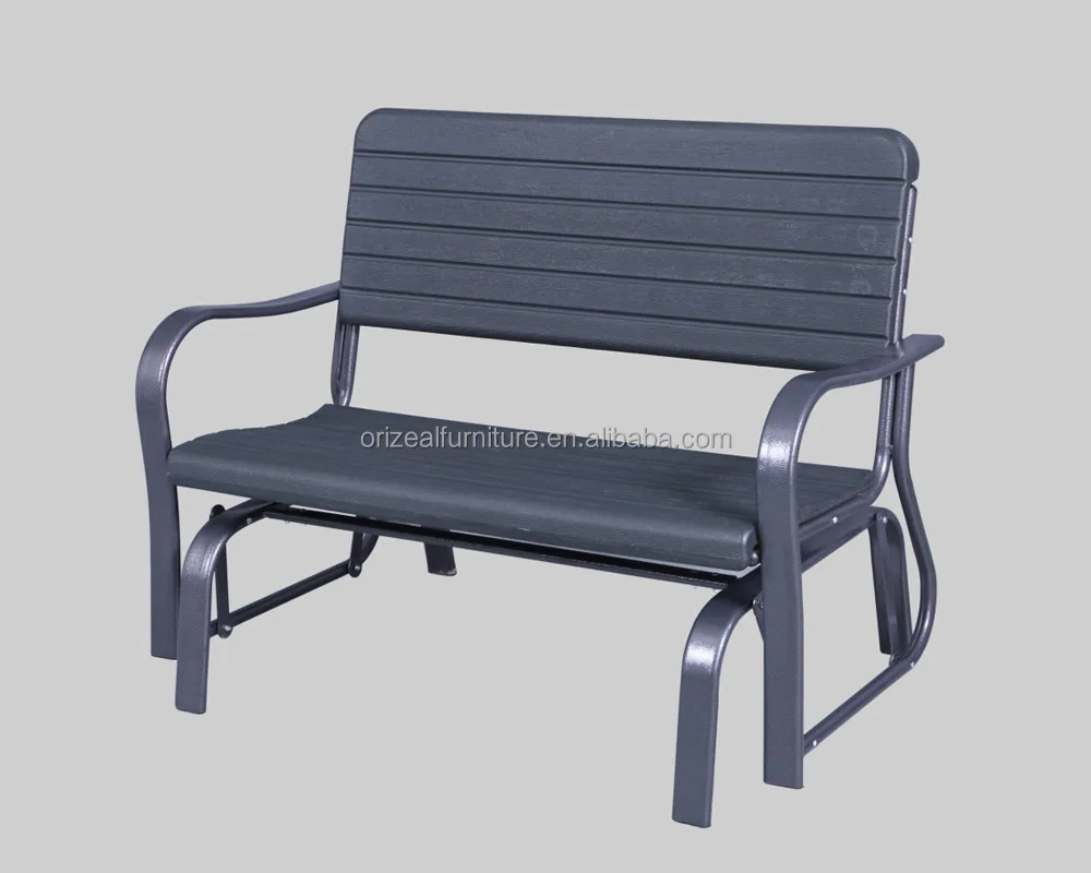 Playground Glider Swing Street HDPE Seat Outdoor Bench