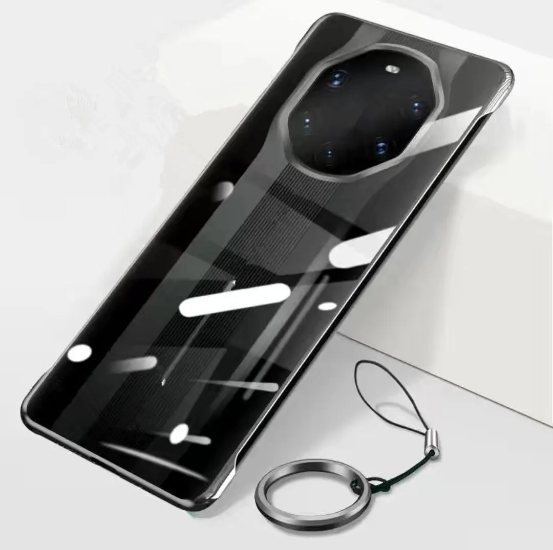 
Transparent acrylic bezel-less high-end MATE40RS transparent case shockproof phone case 