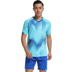 Mesh Football Jersey Training Sportswear Gym Breathable Quick Dry Football Uniform Suits