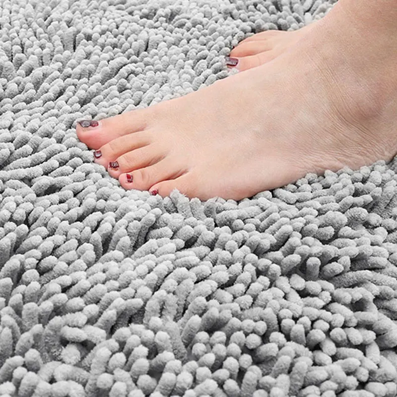 Hot Sale Anti-slip Noodle Microfiber Chenille Door Mat