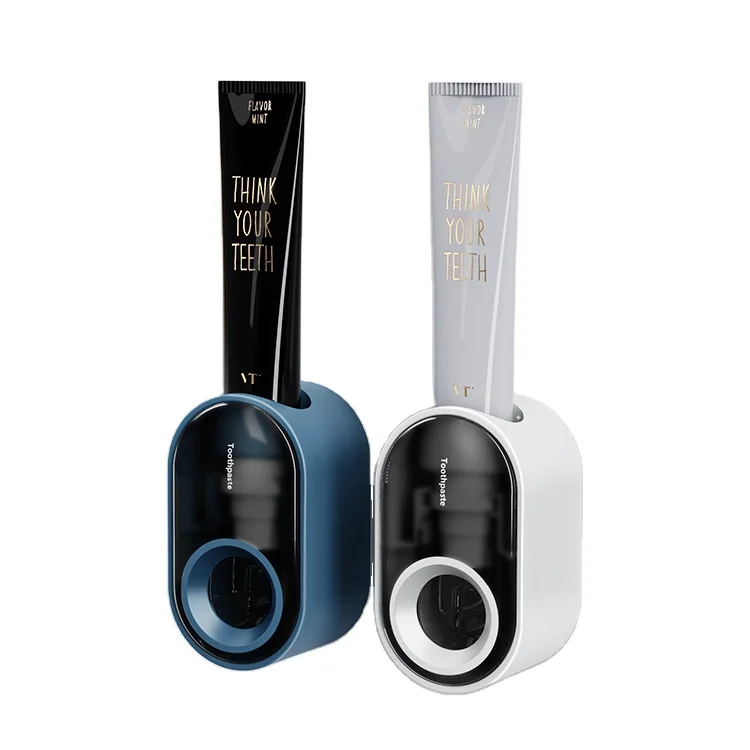 Non-Toxic Wall Hanger Automatic Toothpaste Squeezer Dispenser  Dust-Proof Toothpaste Dispenser Bathroom Accessories