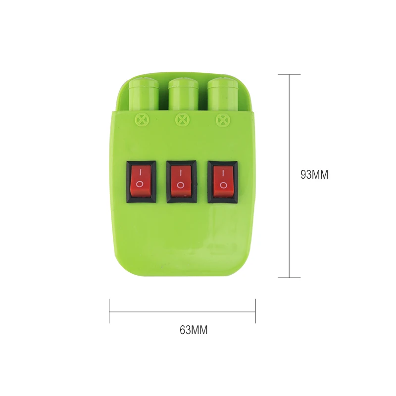 Experimental Operation Three Light Sources Highlight Embedded Road Stud Driveway Markers