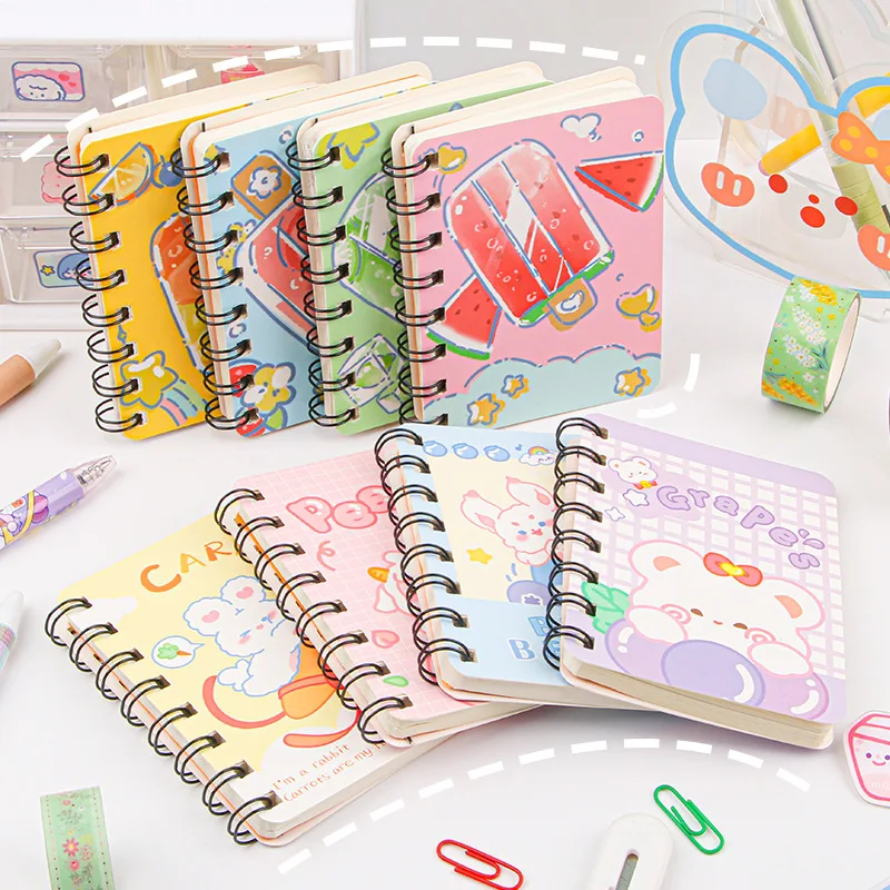 kawaii anime mini notebook anime Coil special-shaped Kuromi Cinnamorol student gift school office Stationery mini Notebook