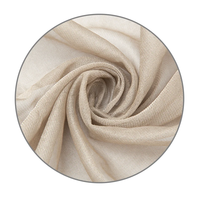 Нейлоновая прозрачная экранирующая антиоксидантная Серебристая ткань с защитой от излучения