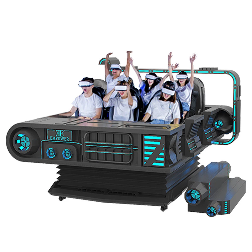 Fantastic 5D 7D 9D VR Virtual Cinema 6 Seats Family Roller Coaster Equipment Simulator