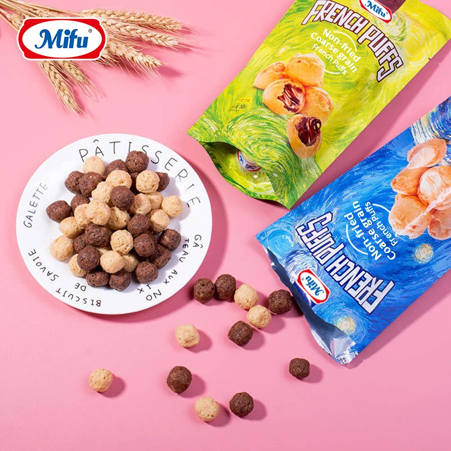 Biscuit factory wholesale delicious chocolate and cream flavor snacks chocolates ball OEM/ODM chocolate wafer
