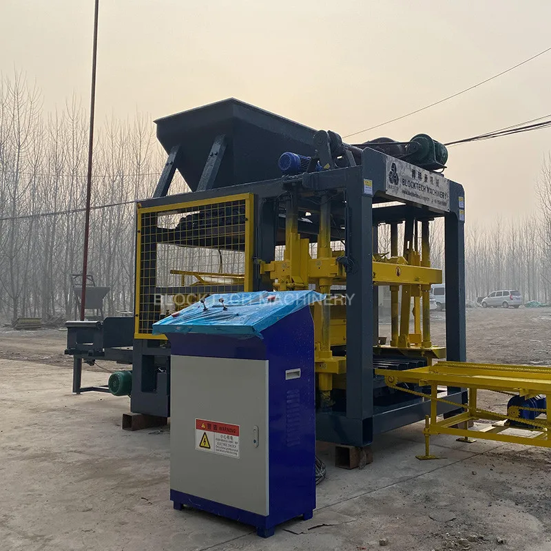 BLOCKTECH QT4-25  ecological bricks used paver block machine for sale interlocking block machine blocks make machines
