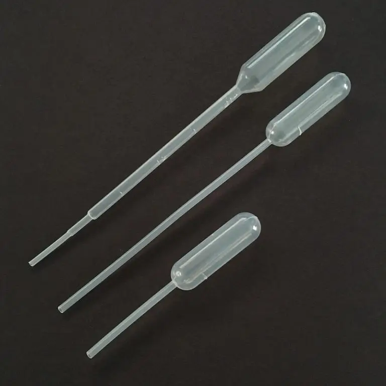 1ml Disposable Transfer Pipette Plastic Disposable Eye Dropper Squeeze Type Graduated Pipettes