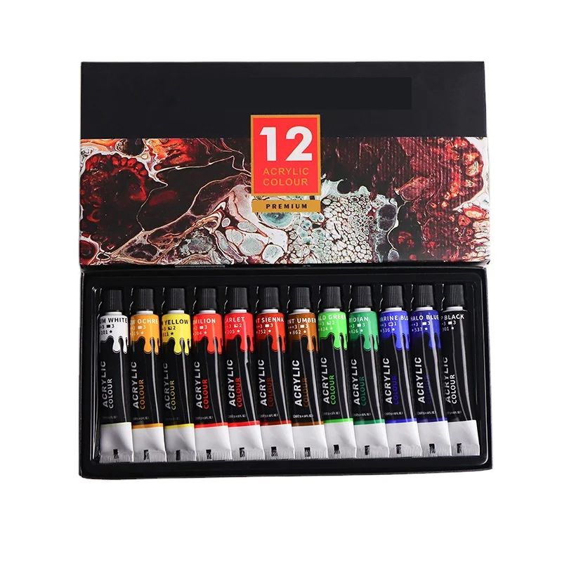 
Amazon hot sale acrylic paints paint set acrylic 