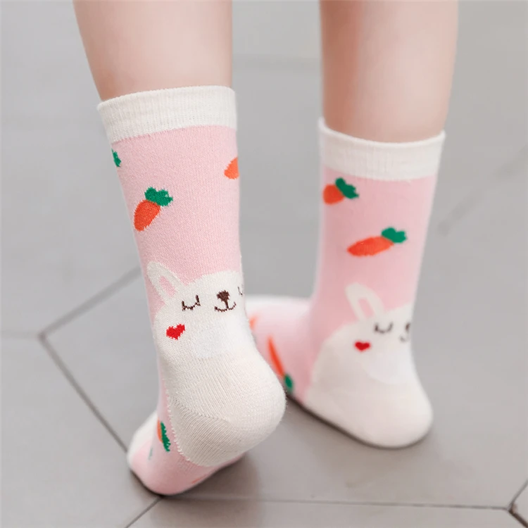 
Factory Wholesale Children Socks Warm Crew Kids Socks Cotton 