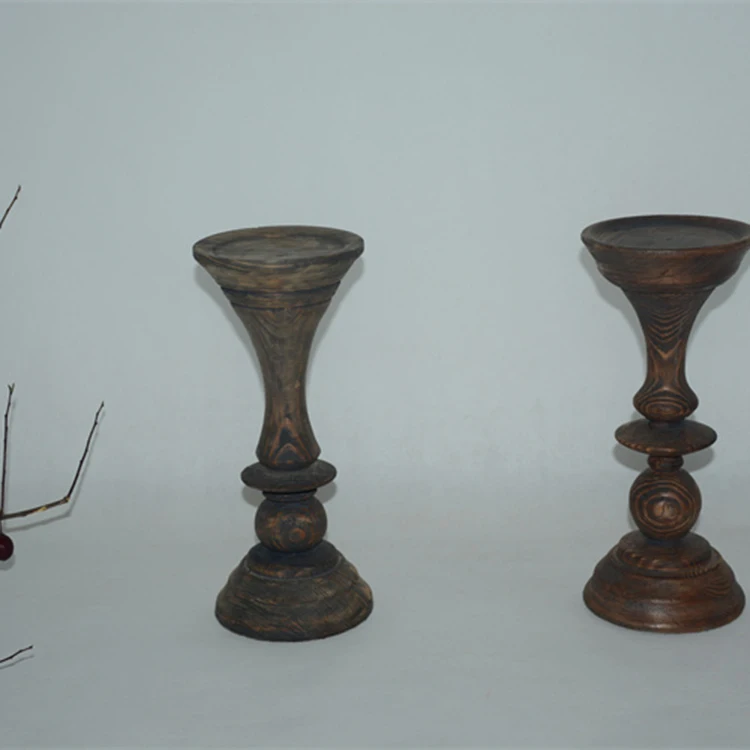 
High Quality Cheap Price modern wooden candle holder plate tray made in china 