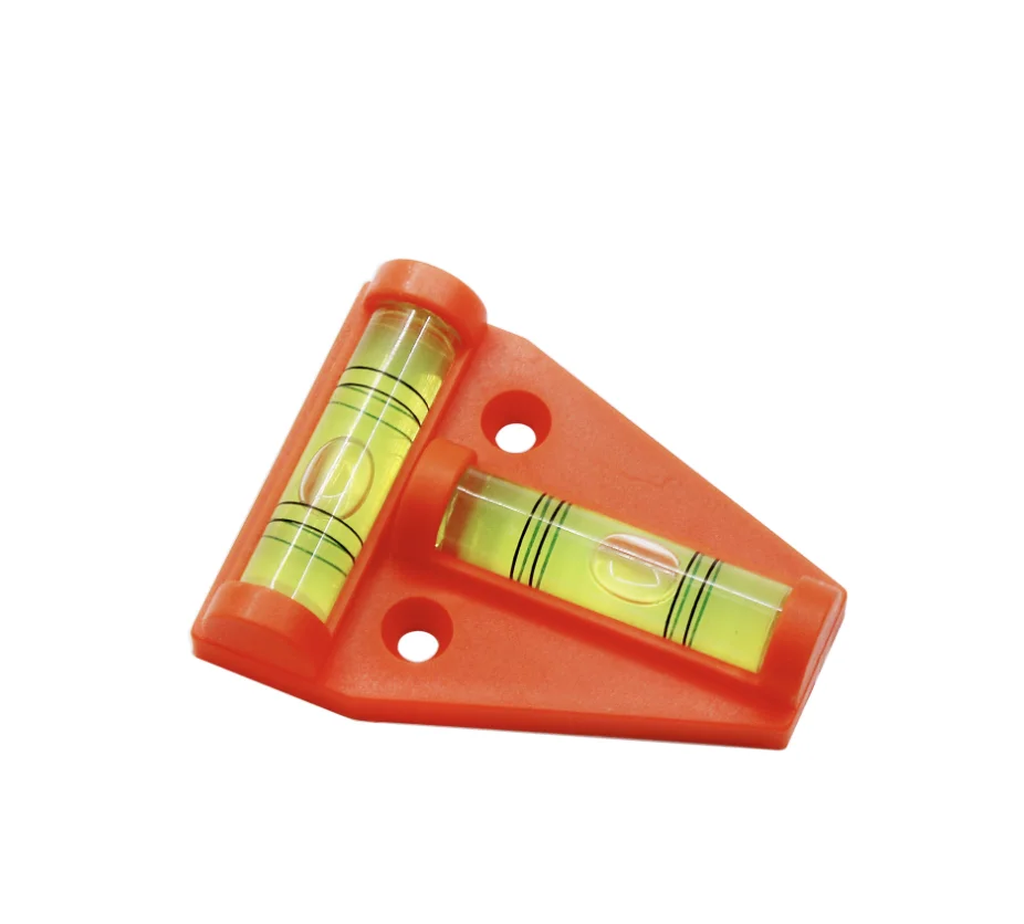 Two ways 2 level Mini Spirit Level measurement instrument T-type spirit level bubble