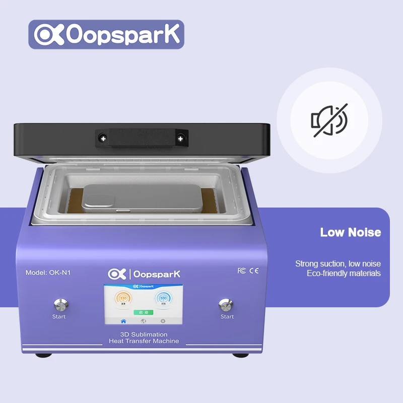 Oopspark High Quality Vacuum Heat Transfer Press Machine Sublimation 3D Heat Press Machine