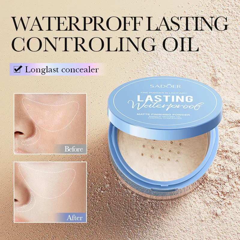 Private Label Makeup Long Lasting Setting Powder Waterproof Matte Finish Loose Setting Powder For Oily Skin