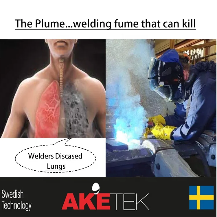 AKETEK PAPR респиратор с положительным давлением воздуха Воздушный