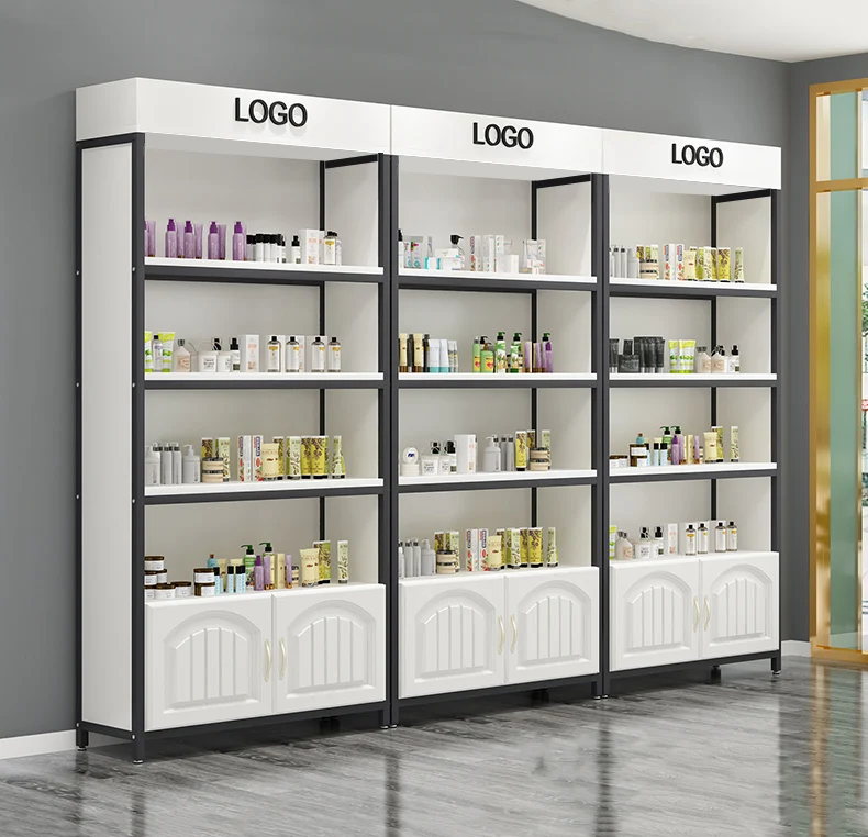 Boutique Cosmetics Display Cabinets Free Combination Supermarket Display Shelves Multilayer Maternal And Child Products Shelves