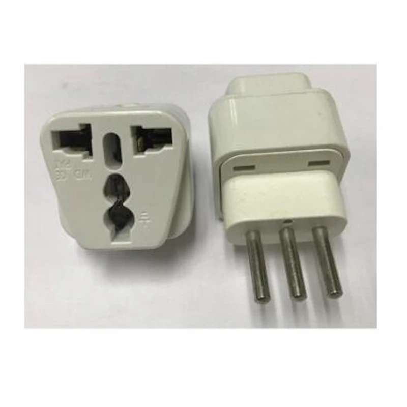 Manufacturer Universal US USA EU European to Italy Travel 3 pin Plug Adapter Power Adaptor