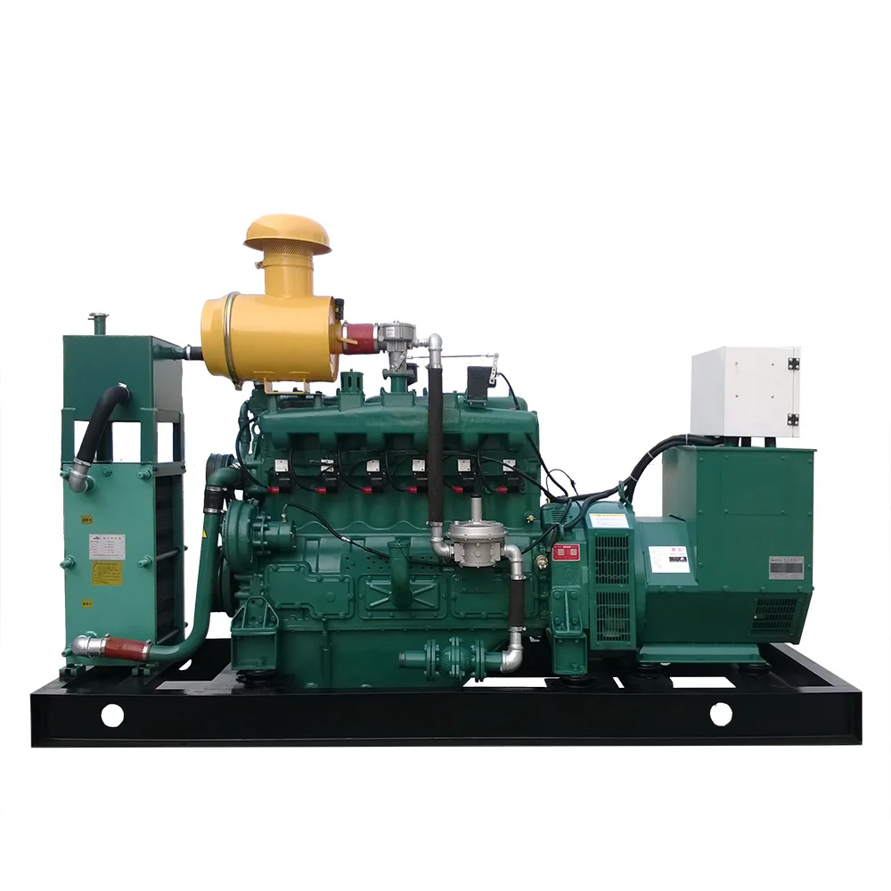 Heavy Duty Power Plant Green Power High Quality Three Phase 12 Cylinders Natural Gas Generator 400kW