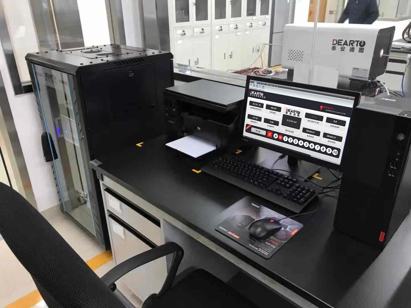 Automatic test system of verification calibration thermocouple TC and thermal resistance RTD