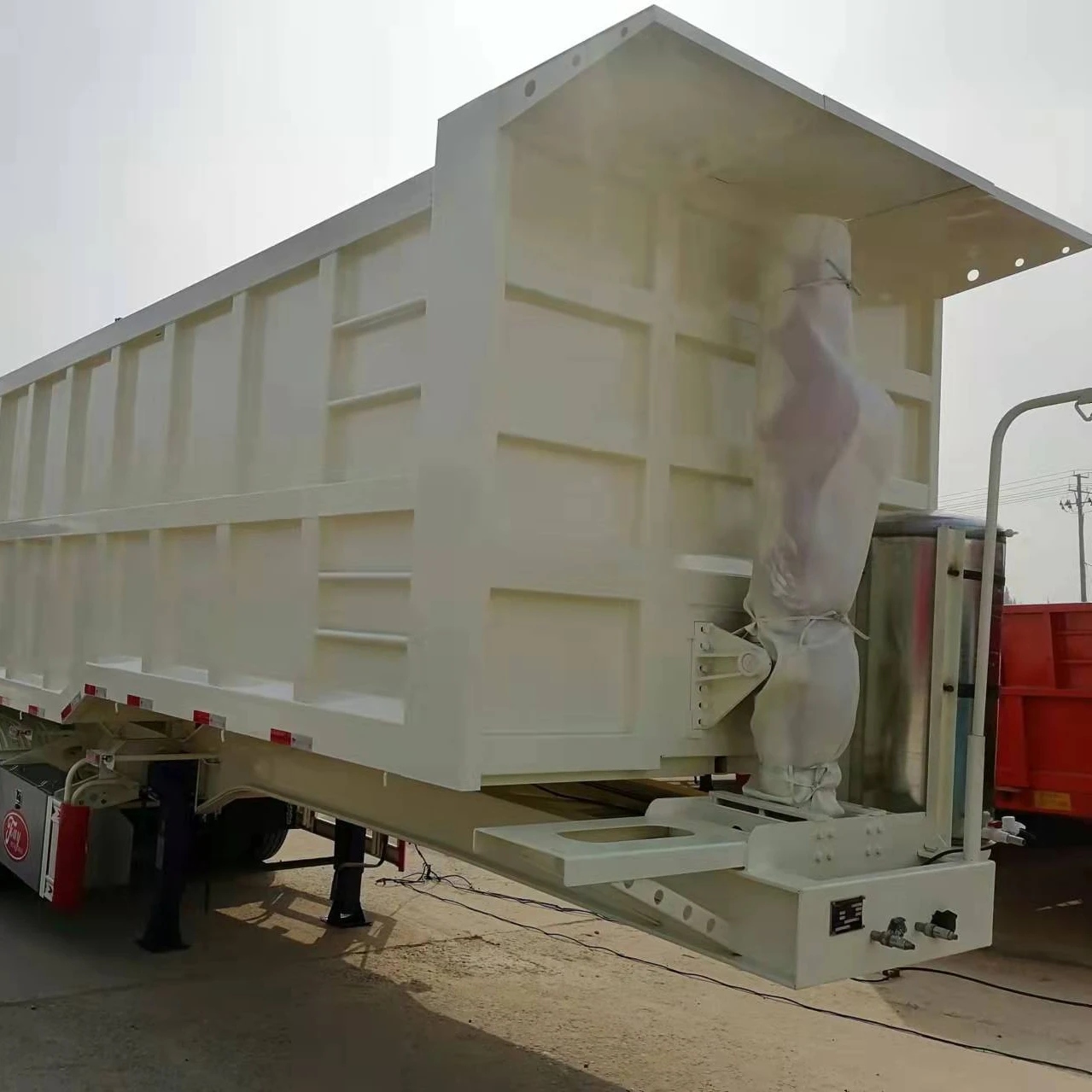 40/45 cube 80 tons  dump trailer  tipper semi-trailer truck