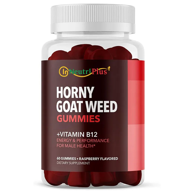 Private Label Oem Enhance Energy Endurance Gummies Horny Goat Weed Gummies For Men
