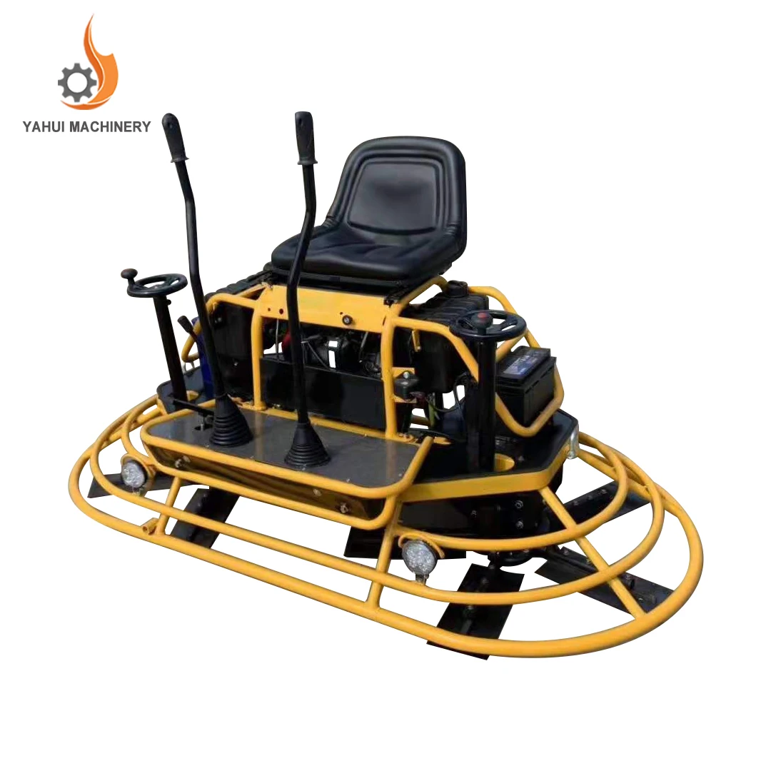 80  Hydraulic Construction Tool Ride Car Type Troweling Machine Mini Concrete Finishing Lifan gasoline Power Trowel