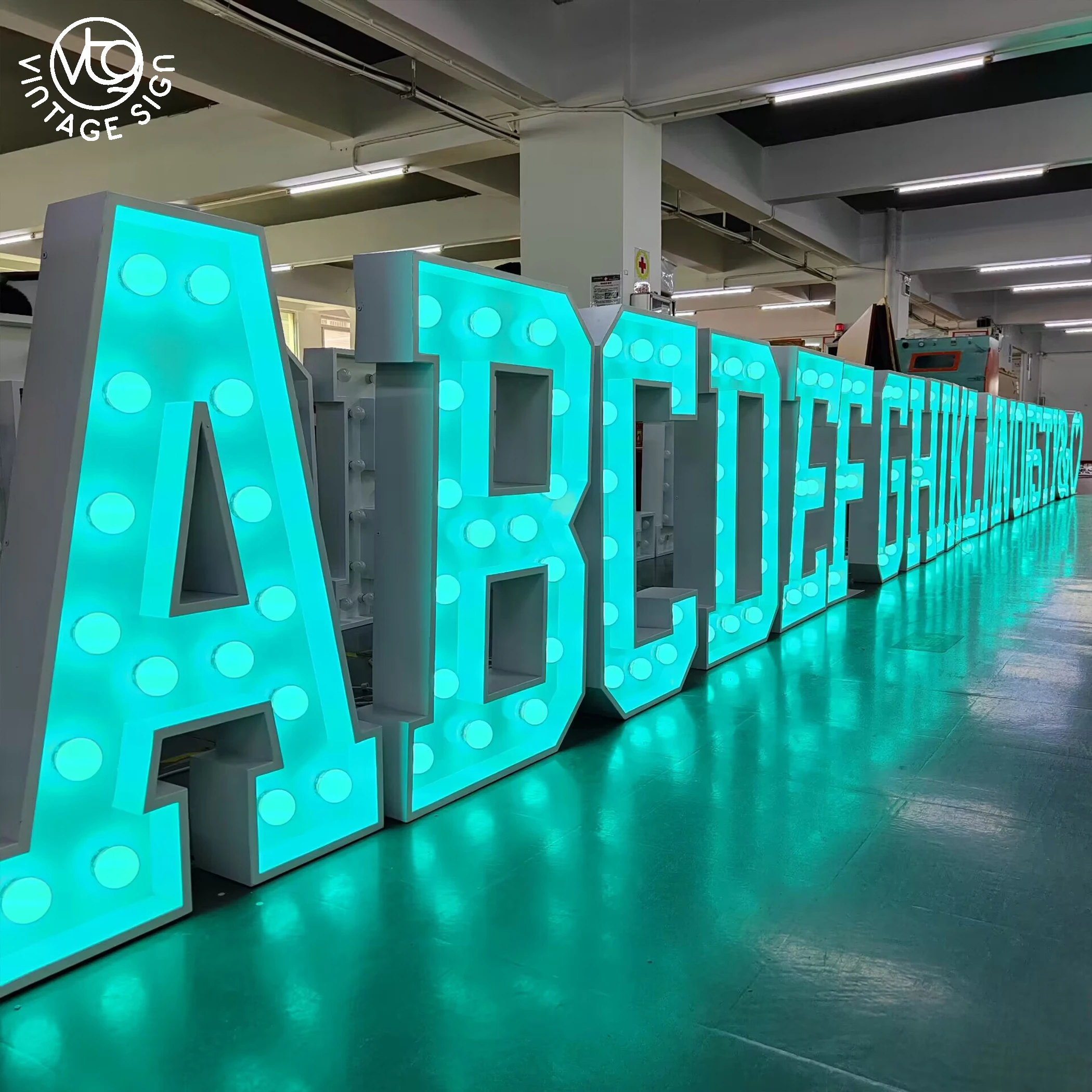 Hot Selling Wedding Love Vintage Sign Marquee 4ft Light Up Letter With Fast Delivery