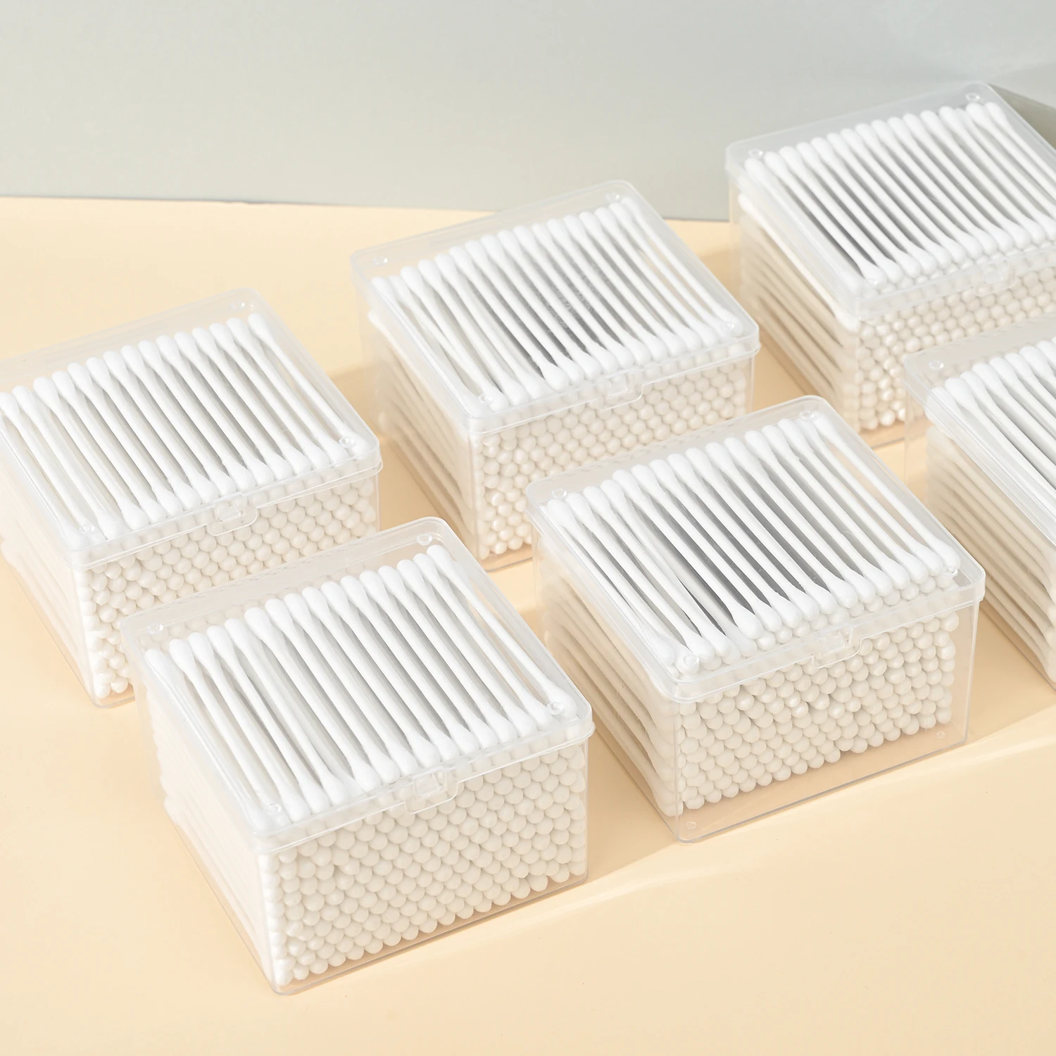 Eco friendly Baby Ear Buds Bamboo Cotton Swabs Natural Big Q Tip Cotton Buds Paper Sticks Ear Swabs Cotton Buds For Cleaning