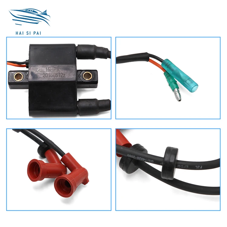 6b4-85570-00 Ignition Coil Assy For Yamaha Outboard 9.9hp 15hp E 15 9.9 M