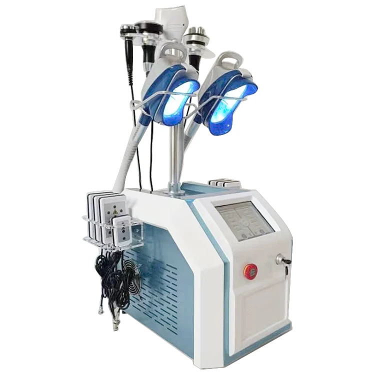 Multifunction Combine Cryolipolysis Cavitation Treatment With 6Polar RF Vacuum Cavitation Therapy Body Slimming Machine