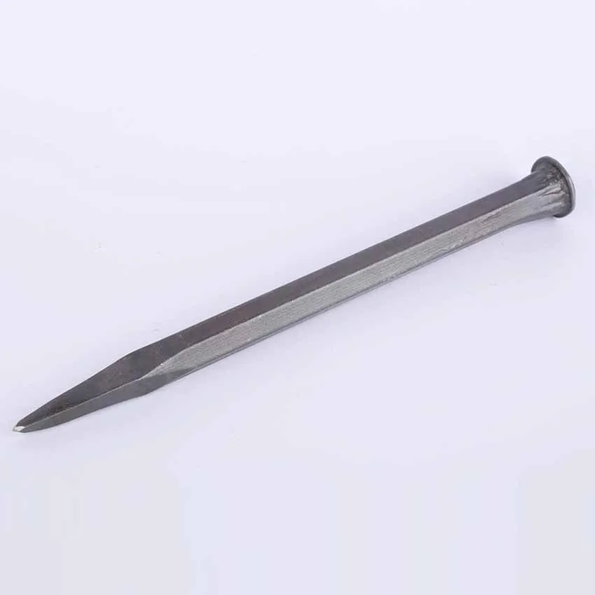 factory whosale carbon steel masonry chisel chisel tool tip flat multi-specification stone chisel