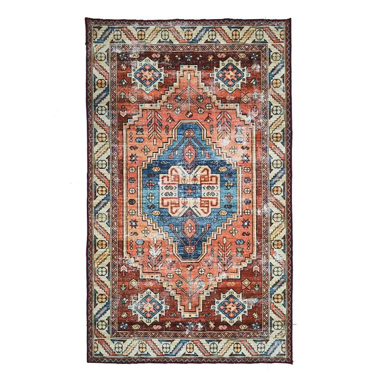 High Quality Printed Classic Persian Style Washable Large Area Rug For Living Room